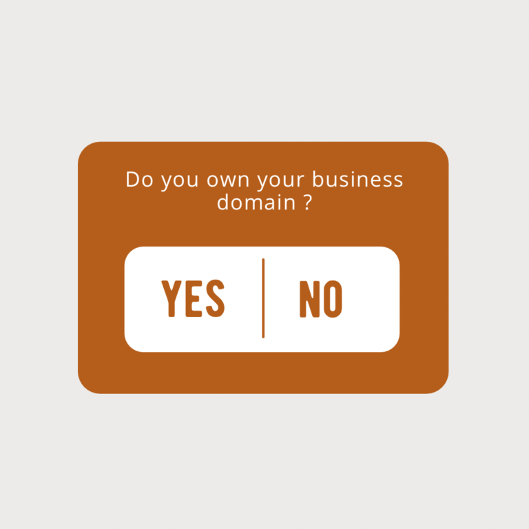 Do you own your business domain