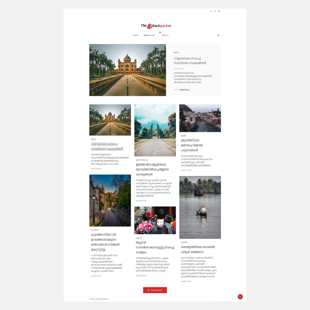 Multilingual Blog Design by Rahana Razak