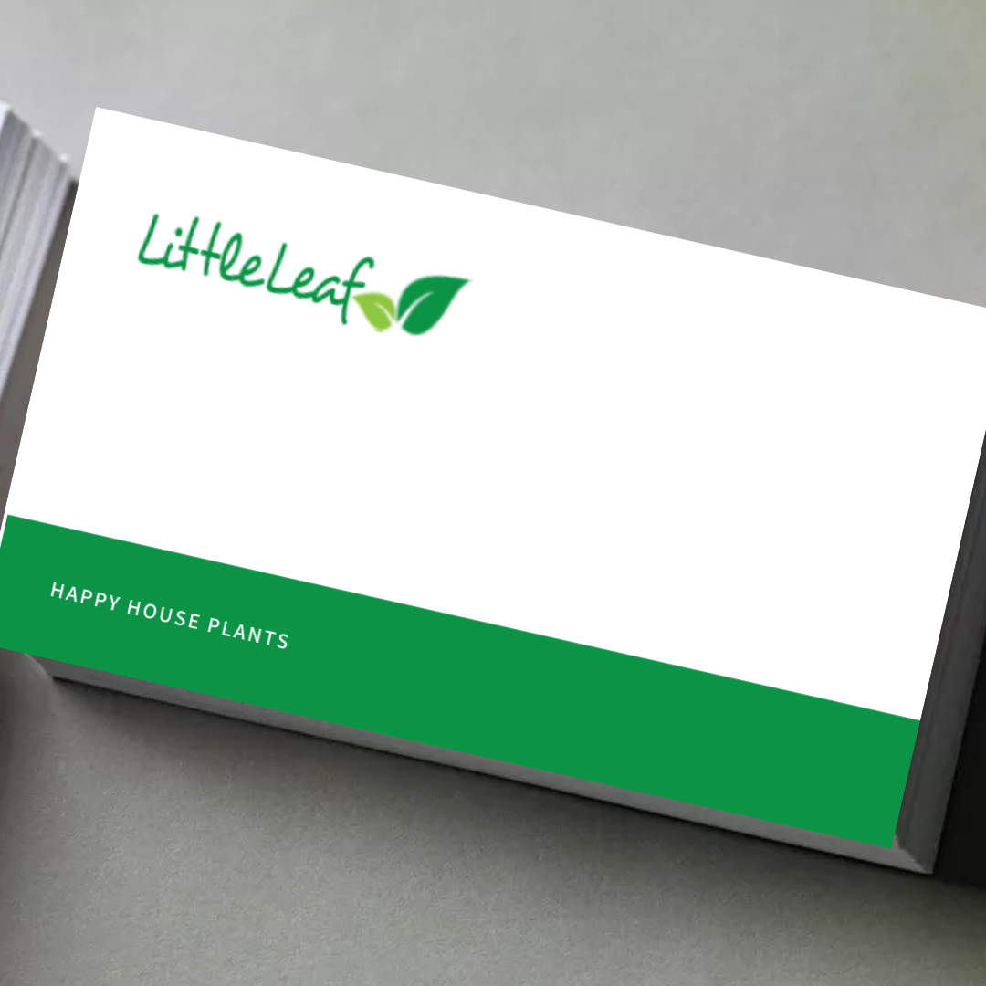 Indoor Plant Blogger Branding - Business card Design by Rahana Razak