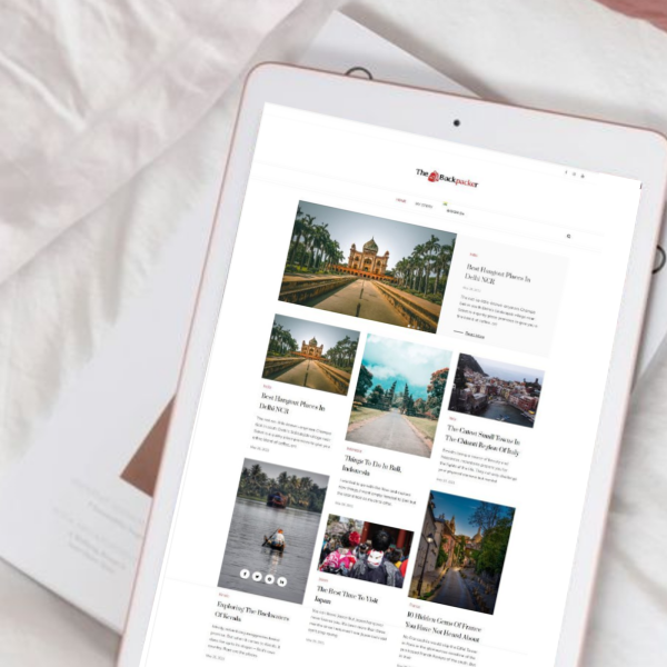 Travel blog design by Rahana Razak