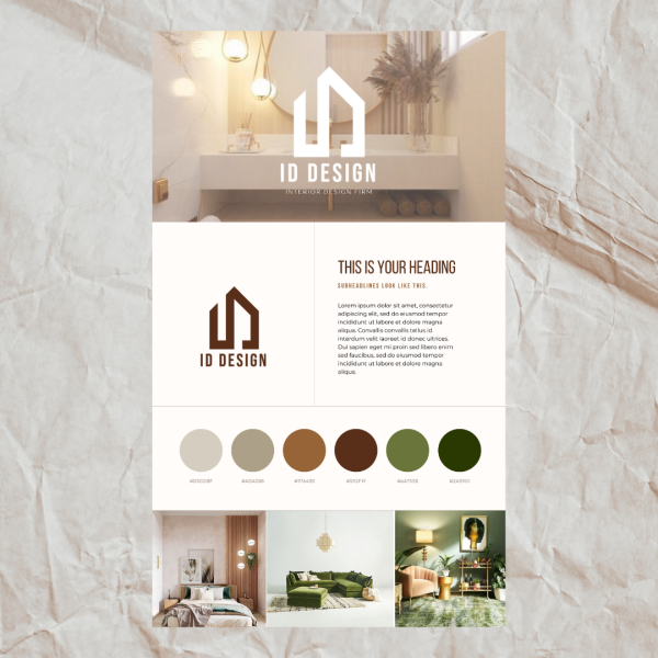 Brand Board for Interior Design Firm by Rahana Razak